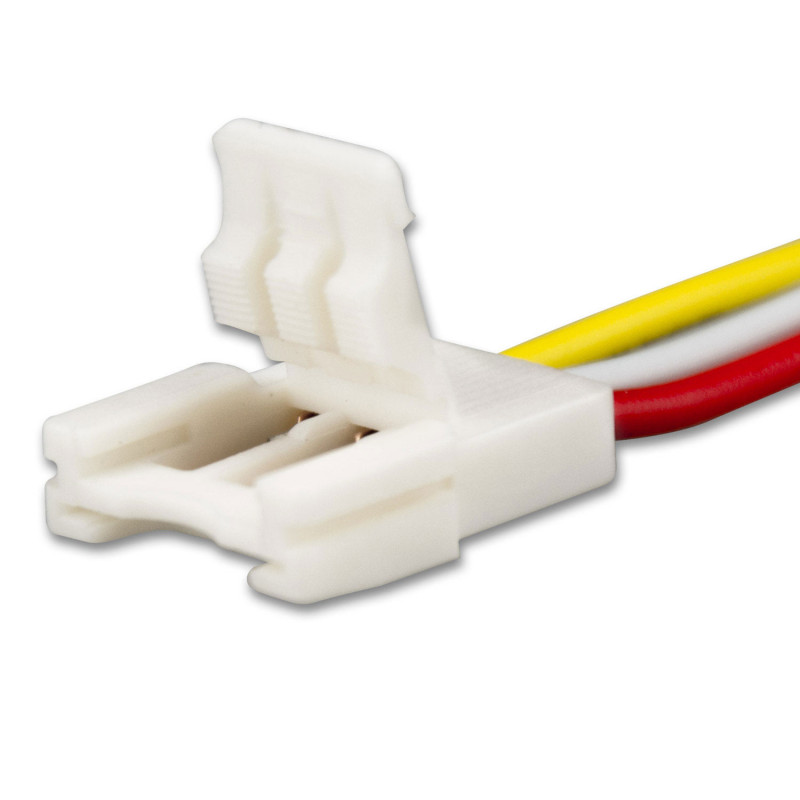 Clip-Kabelanschluss (max. 5A) C2-310 für 3-pol. IP20 Flexstripes mit Breite 10mm, Pitch über 8mm