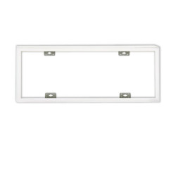 Aufbaurahmen weiß RAL 9016, Höhe 7cm, für LED Panels 300x1200, steckbare Schnellmontage