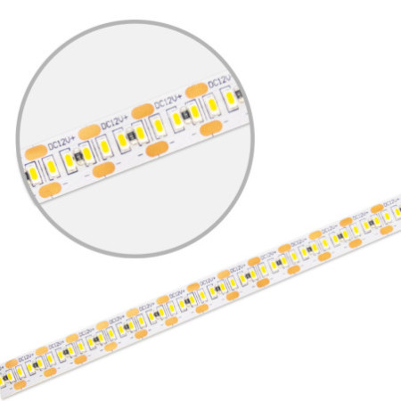 LED CRI940 MiniAMP Flexband, 12V DC, 6W, IP20, 4000K, 250cm, beids. 30cm Kabel + maleAMP, 300 LED/m