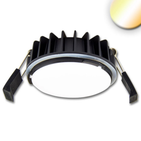 LED Einbaustrahler Sys-90, 12W, weißdynamisch 2300-6000K, DALI DT8 dimmbar (exkl. Cover)