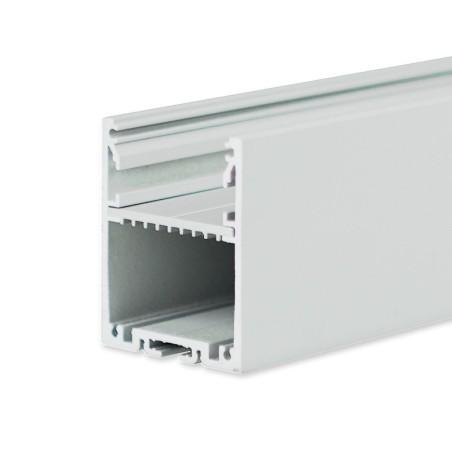 LED Aufbauprofil LAMP30 V1 Aluminium weiß RAL 9003 200cm