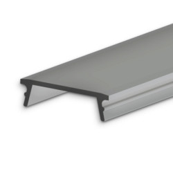 Abdeckung COVER42 schwarz/matt 200cm für Profil SURF16