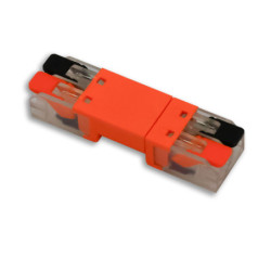 Durchgang Steckverbinder 2-polig, 0,5-2,5mm², max. 250V/10A, nur flexible Leiter