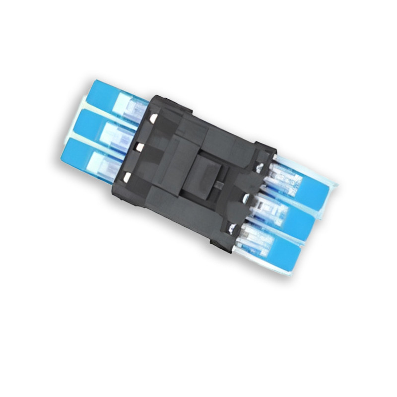 Durchgang Steckverbinder 3-polig, 0,5-2,5mm², max. 250V/10A