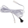 MiniAMP Einbauschalter Ein/Aus, female-Buchse und male-Stecker, 30cm+200cm, 2-polig, schwarz, max. 5A