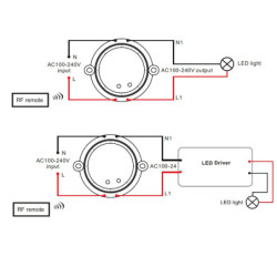 Sys-One Funk Switch Ein/Aus 230V, 100VA