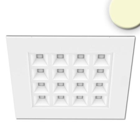LED Panel UGR unter 16 Line 625, 36W, Rahmen weiß, warmweiß, Push oder DALI dimmbar