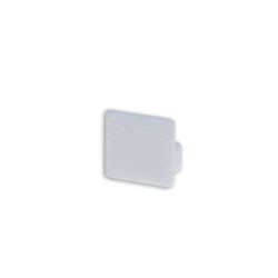 Endkappe EC218 weiß für LED Fliesenprofil UP8
