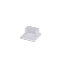 Endkappe EC218 weiß für LED Fliesenprofil UP8