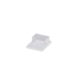 Endkappe EC220 weiß für LED Fliesenprofil UP10