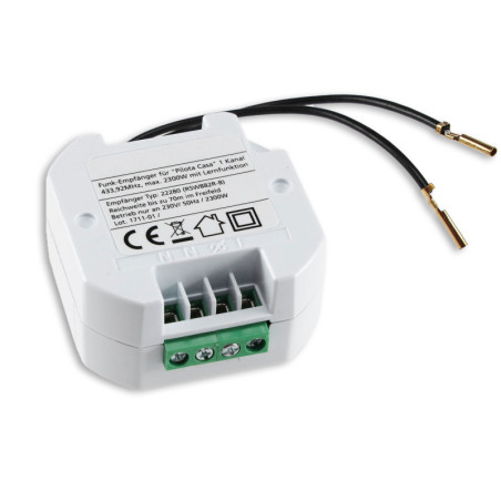 IR-PANEL CONTROL 230V Schaltrelais mit Funk und/oder Schalteingang, max. 2300W