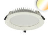 LED Downlight blendungsreduziert, 35W, rund, DN280, CRI90, Switch 3000|3500|4000K, dimmbar