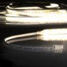 LED CRI930 MiniAMP Flexband, 24V DC, 12W, IP20, 3000K, 250cm, beids. 30cm Kabel + maleAMP, 300 LED/m