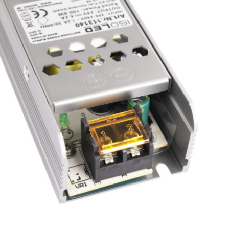 LED Trafo 24V/DC, 0-100W, Gitter, flach