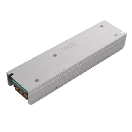 LED Trafo 12V/DC, 0-200W, Gitter, flach