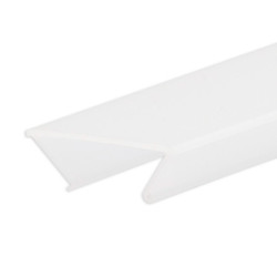Abdeckung COVER46 weiß/matt 200cm für Profil CORNER12 BORDERLESS