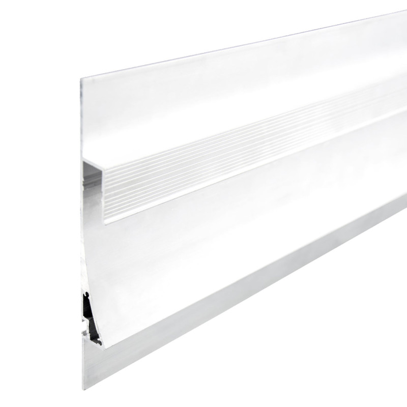 LED Trockenbau-Leuchtenprofil Single Curve, weiß 200cm