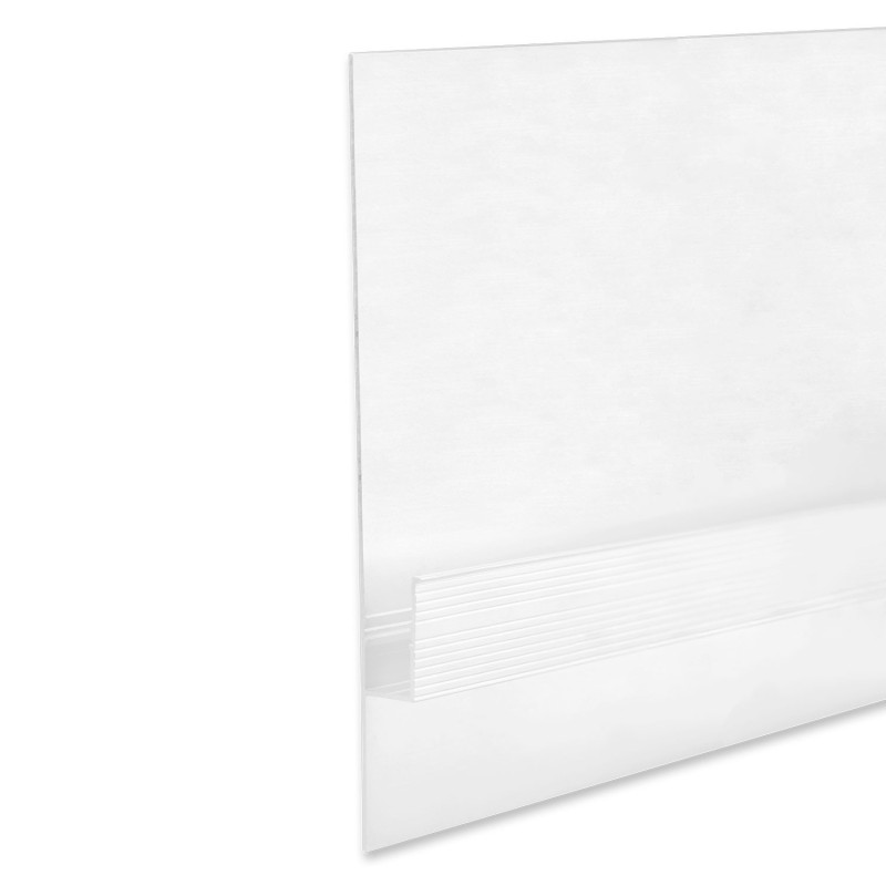 LED Trockenbauprofil Schattenfuge 80, weiß 200cm