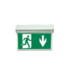 Vertikales Schild für LED Notlicht/Fluchtwegleuchte UNI4