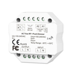 Sys-Pro Universal-Push/Funk Mesh-Dimmer 230V, 360VA, Phasenan-/Abschnitt wählbar