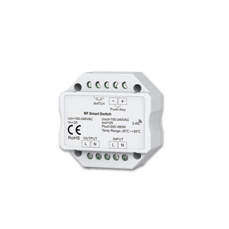 Sys-Pro Push/Funk Mesh-Switch Ein/Aus 100-240V, 720W