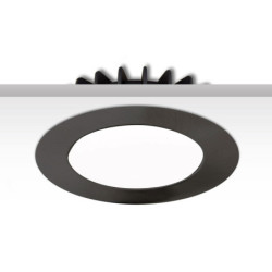 Cover Aluminium rund schwarz für Sys-90