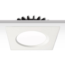 Cover Aluminium rückversetzt weiß für Sys-90