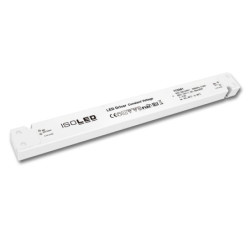 LED Trafo 12V/DC, 0-60W, SELV, ultraflach, schmal