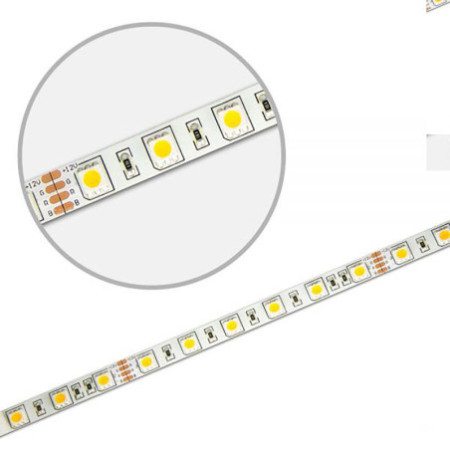 LED SIL-RGB Flexband, 24V DC, 14,4W, IP66, 5m Rolle, 60 LED/m