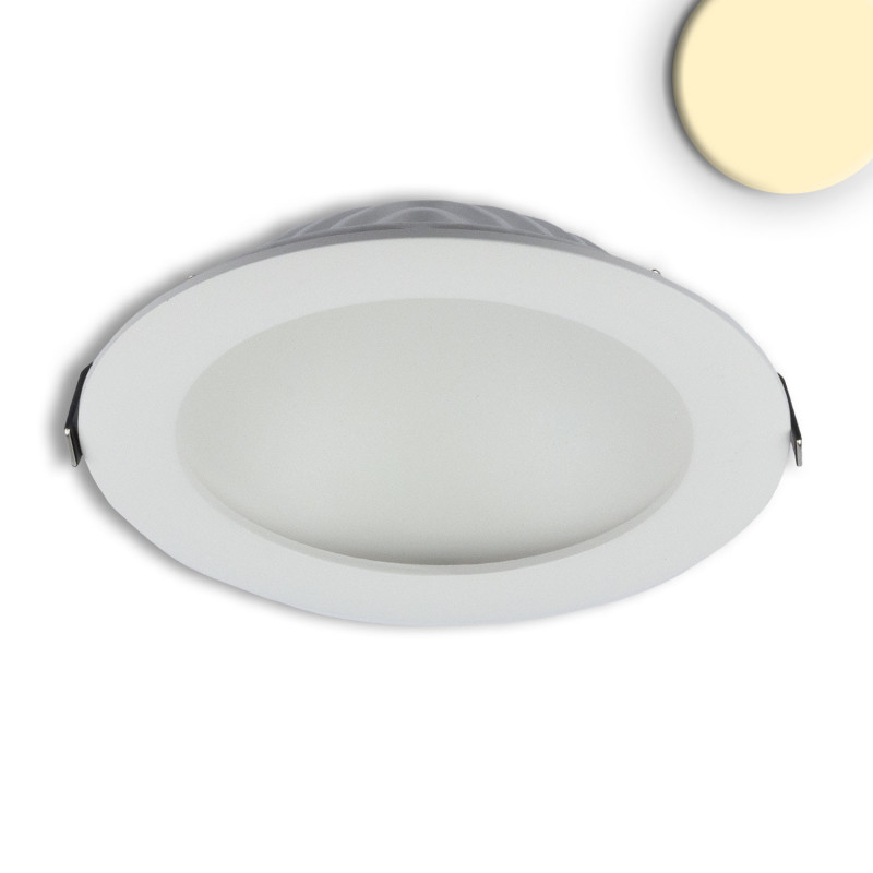 LED Downlight LUNA 18W, indirektes Licht, weiß, warmweiß