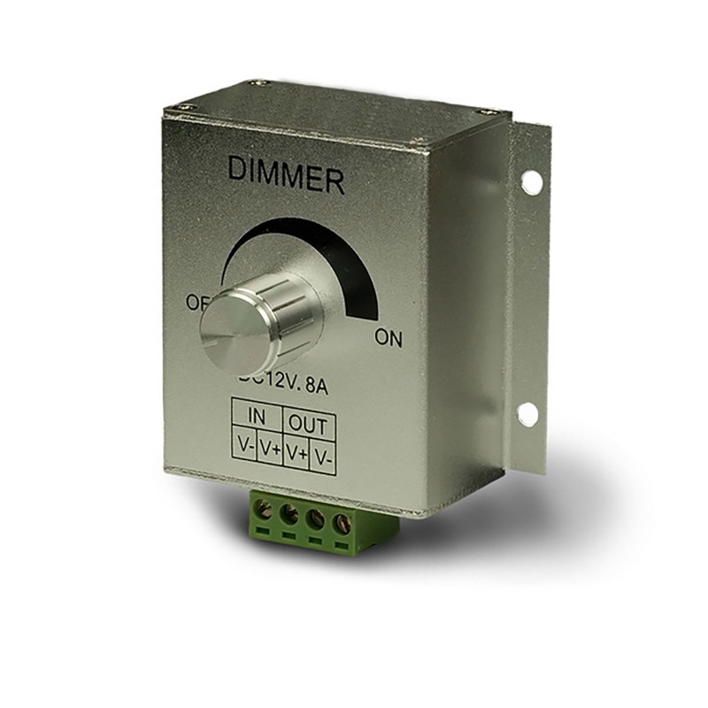 LED PWM-Dimmer, 1 Kanal, 12-24V DC 8A