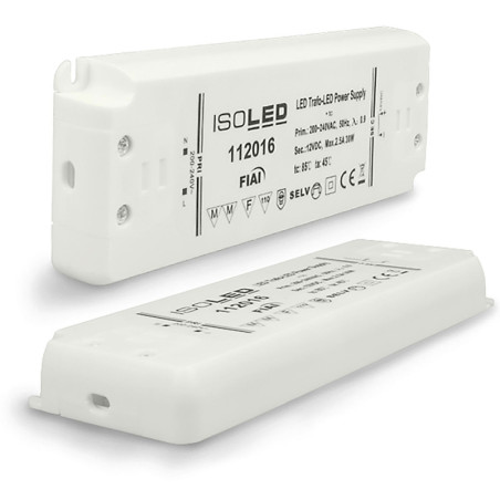 LED Trafo 12V/DC, 0-30W, SELV, ultraflach, ultraschmal