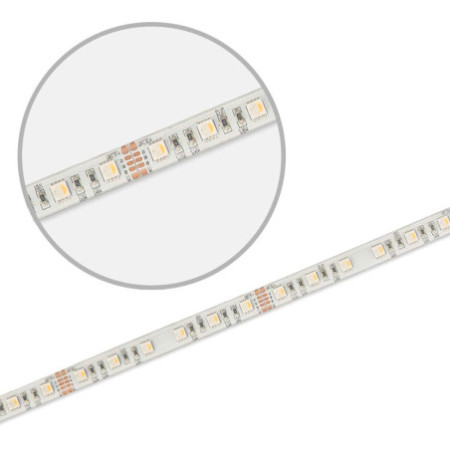 LED AQUA RGB+WW Flexband, 24V DC, 19W, IP67, 4in1 chip, 5m Rolle, 60 LED/m
