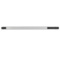 Track48 Leuchte Mini Linear, schwarz, 42cm, 10W, prismatisch, 48V DC, 4000K, CRI90