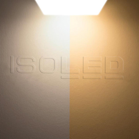 LED Decken/Wandleuchte mit HF-Bewegungssensor 24W, weiß, eckig, IP54, ColorSwitch 3000|4000K