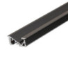 LED Einbauprofil FURNIT6 D Aluminium schwarz RAL 9005, 200cm