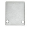 Endkappe EC89 Aluminium eloxiert für Profil HIDE SINGLE inkl. Schrauben