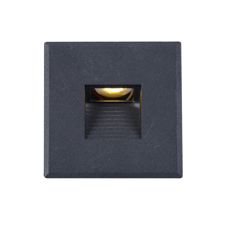 Cover Aluminium eckig 3 schwarz für Sys-Wall68