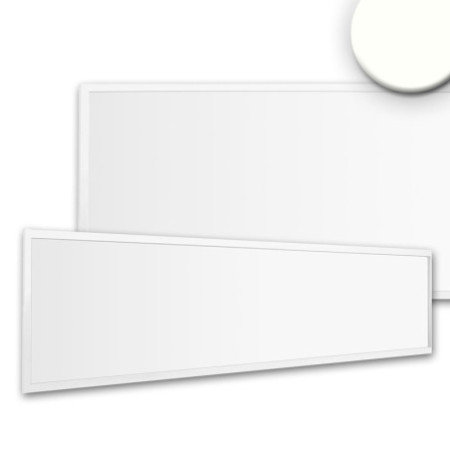 LED Panel Business Line 1200 UGR unter 19 2H/2H, 36W, Rahmen weiß RAL 9016, neutralweiß, Push/DALI dimmbar