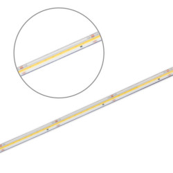 LED Flexband 230V COB, 14W/m, 20m Rolle, 2700K, CRI90, IP67, male-Stecker einseitig