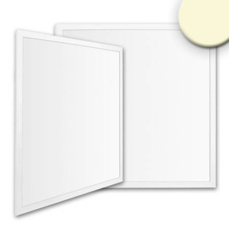 LED Panel Business Line 625 UGR unter 19 2H/2H, 36W, Rahmen weiß RAL 9016, warmweiß, Push/DALI dimmbar