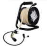 LED Flexband 230V COB, 12W/m, 25m Rolle auf Kabeltrommel, 3000K, CRI80, IP67, male/female Anschluss