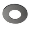 Cover Aluminium rund schwarz matt für Sys-68