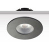 Cover Aluminium rund schwarz matt für Sys-68