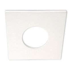 Cover Aluminium eckig weiß matt für Sys-68