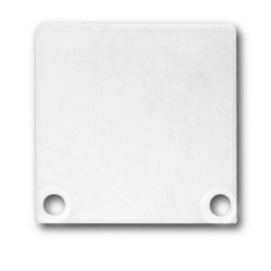 Endkappe EC47 Alu weiß RAL 9010 für SURF/DIVE20 mit COVER10, 2 STK, inkl. Schrauben