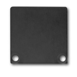 Endkappe EC47 Alu schwarz RAL 9005 für SURF/DIVE20 mit COVER10, 2 STK, inkl. Schrauben
