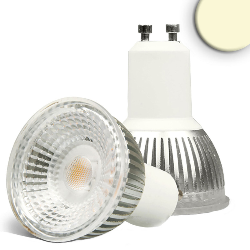 GU10 LED Strahler 6W GLAS-COB, 70°, warmwhite, dimmbar