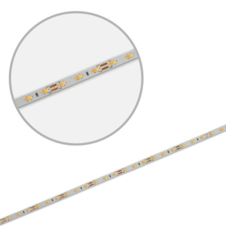 LED CRI919/940 MiniAMP CCT Flexband, 12V DC, 8W, IP20, 250cm, 2 polig, Kabel mit Stecker, 126 LED/m