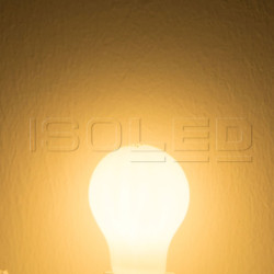 E27 LED Birne, 8W, milky, warmweiß, dimmbar